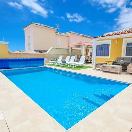 Vila Playa De Fanabe Sleeps 10 Pool Air Con Wifi Costa Adeje (Tenerife)
