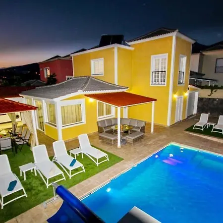 Vila Playa De Fanabe Sleeps 10 Pool Air Con Wifi